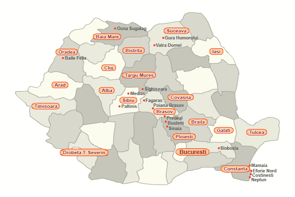 Romanian Pensions on Map